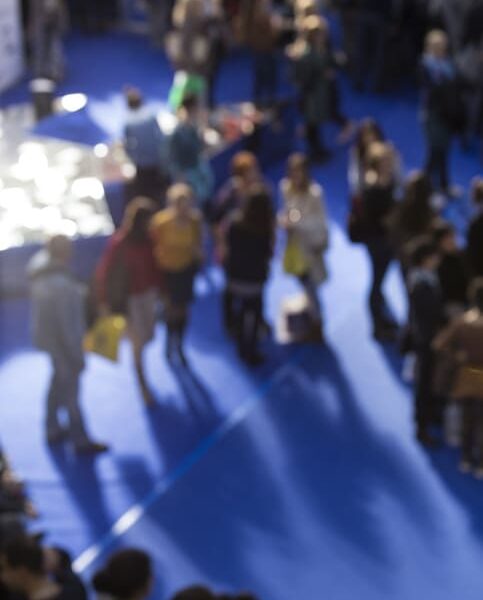 Besucher auf Messen im Saarland